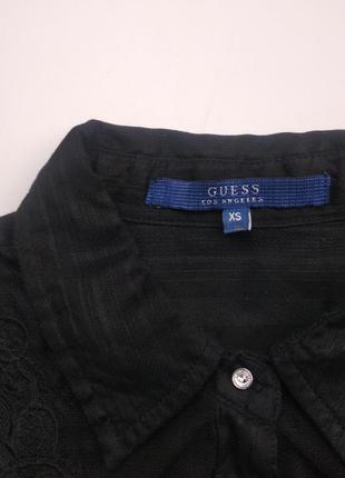 Блуза guess черная xs4 фото