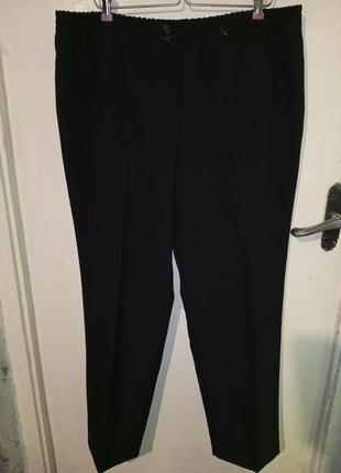 Класичні,чорні штани,великого розміру на гумці,стан нових,батал,stehmann німеччина2 фото