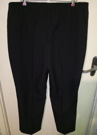 Класичні,чорні штани,великого розміру на гумці,стан нових,батал,stehmann німеччина3 фото