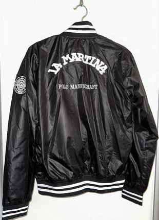 Бомбер, куртка, ветровка vintage la martina porsche jacket3 фото