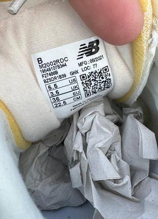 Кроссовки nb 2002r sea salt cream7 фото