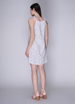 Платье белое со стрекозами2 фото