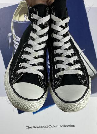 Converse all star кроссовки кеды мокасины 40 размер ченые оригинал6 фото