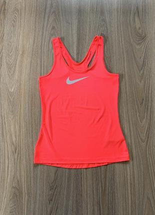 Женская спортивная тренировочная беговая майка nike pro1 фото