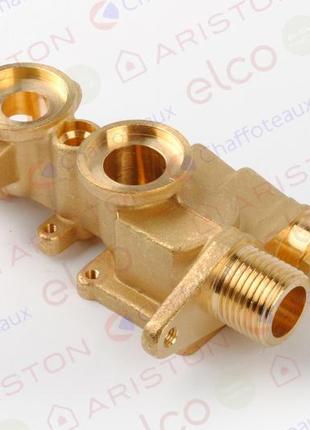 Газовый коллектор (c. w. inlet) ariston uno 65100756