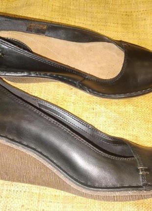 Англ 5.5-25 см шкіра нові туфлі clarks