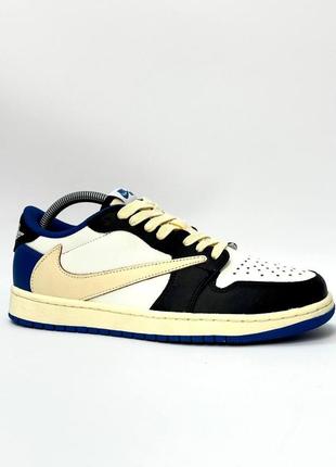 Jordan 1 low x travis scott cactus jack качество высокое, удобные в носке легкие и повседневные кроссовки4 фото