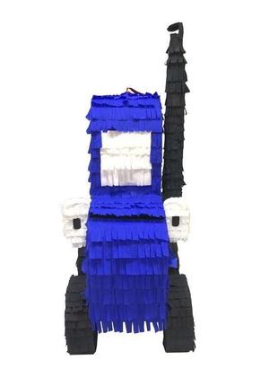 Пиньята синий трактор capsboard