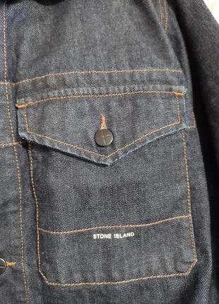 Джинсовая куртка stone island denim,винтаж,розм.хл3 фото