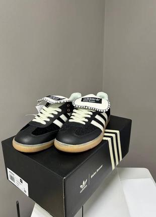 Кроссовки adidas samba х wales &amp; bonnes “ pony tonal "6 фото