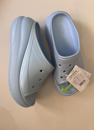 Крокси crocs crush meta pearl slide