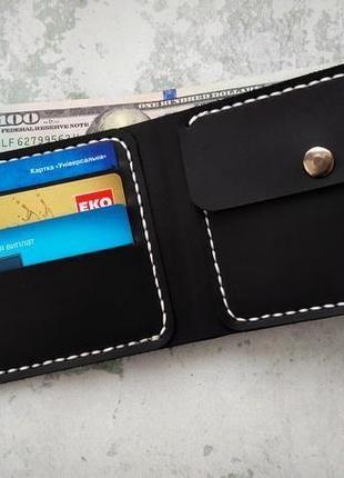 Чоловічий гаманець,гаманець з натуральної шкіри1 фото