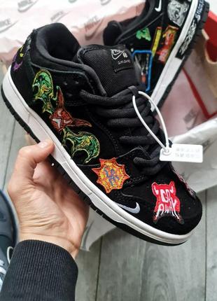 Чоловічі кросівки nike sb dunk low neckface1 фото