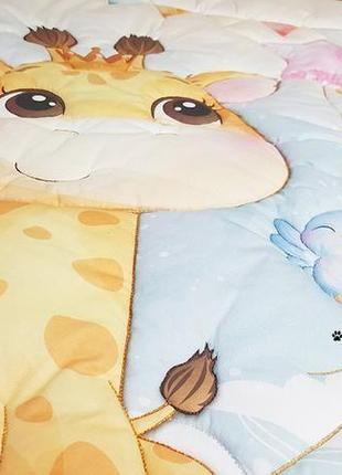 Стьобана ковдра для дитини 3 в 1 жираф kuzya production (00021733)5 фото