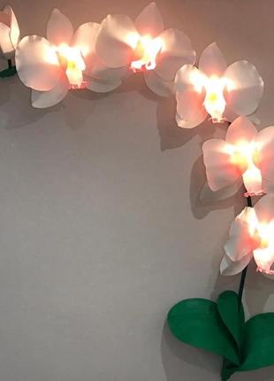 Настінний світильник гілка орхідеї2 фото