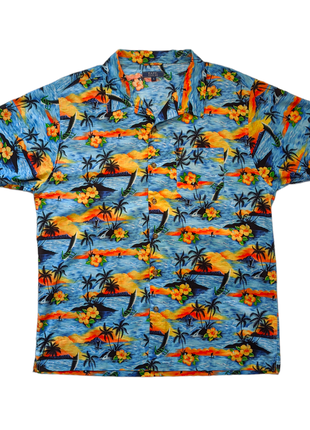 Гавайская рубашка easy тенниска гавайка пляжная