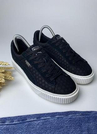 Стильні кеди puma suede platform оригінал5 фото