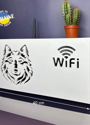 Полиця для роутера wifi коробка під свіч маршрутизатор тюнер світч комутатор3 фото