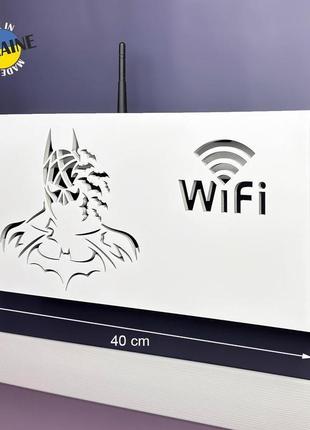 Полиця для роутера wifi коробка під свіч маршрутизатор тюнер світч комутатор1 фото