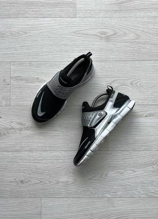 Вінтажні кросівки nike free fun 4.0 running vintage shoes black/silver