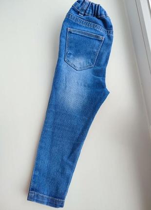 Детские джинсы для девочки 18-24 месяцев, 92 размер2 фото