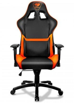 Кресло игровое armor, черный-оранж.7 фото