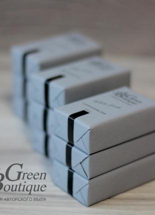 Подарочный набор парфюмированного крафтового мыла "white & gray"3 фото