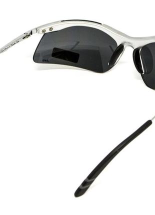 Очки защитные открытые avis lightning (gray), серые с металлическими дужками7 фото