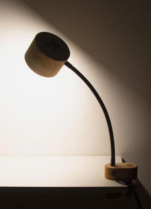 Лампа на струбцині гудзік6 фото