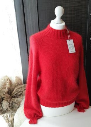 Пухнастий basic_sweater з angora 50%3 фото