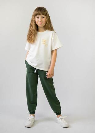 Спортивні штани для хлопчиків двонитка, спортивні брюки джогери5 фото