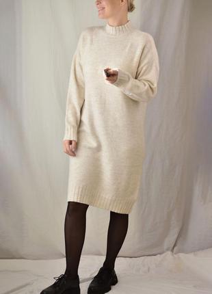 8236\180 молочна сукня-светр new look m