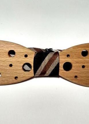 Деревянный галстук-бабочка. свадебная бабочка. подарок парню. подарок на день рождения. любимому2 фото