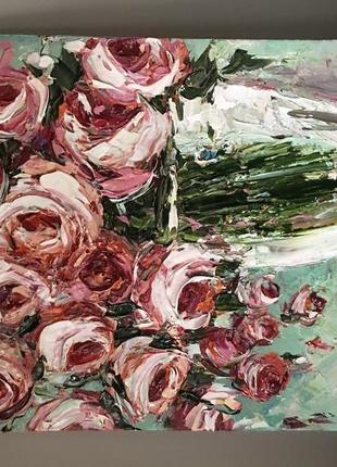 Троянди маслом 2