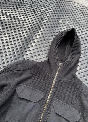 Vintage firetrap y2k opium zip sweater rick owens style худи свитер винтаж размер m3 фото