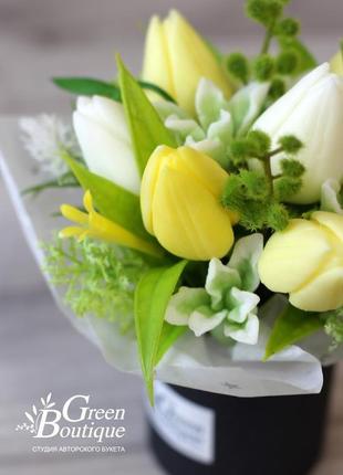 Букет тюльпанів з мила5 фото