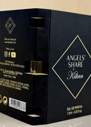 Пробник kilian angel’s share 1.5мл оригінал (книжечка)