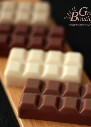 Набір натурального крафтового мила "шоколадна насолода"6 фото