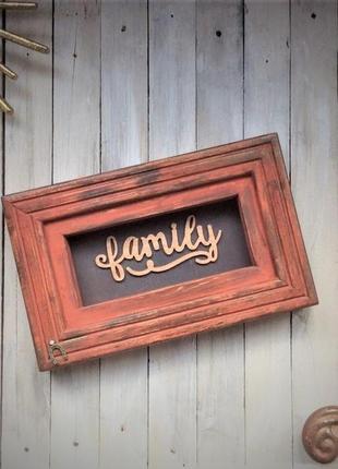 Рамка декоративная "family"