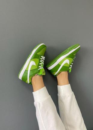 Кросівки nike dunk low chlorophyll4 фото