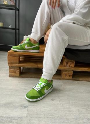 Кроссовки nike dunk low chlorophyll6 фото