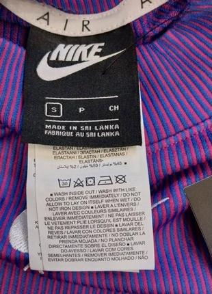 Жіночий лонгслів гольф nike sportswear air mock longsleeve. новий, оригінал!8 фото