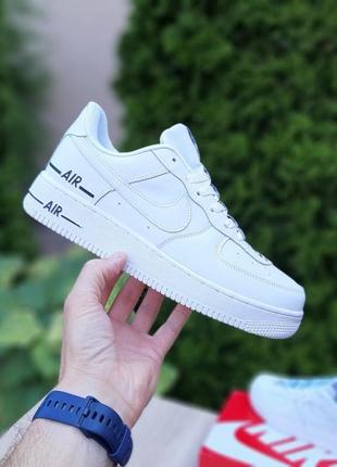 Чоловічі кросівки | nike air force 1 double air | білі | шкіра, :428 фото