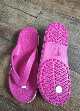 Bayaband flip женские вьетнамки крокус crocs розовые3 фото