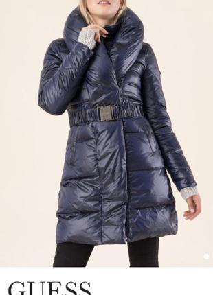 Пуховик xs куртка жіноча пухова guess
