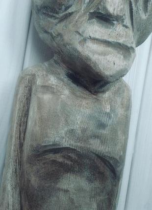 Деревянная скульптура "дедушка"3 фото