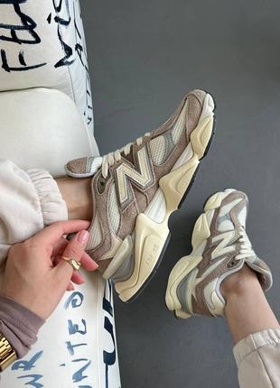 Кроссовки женские new balance 9060 cream punsh2 фото