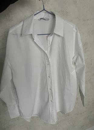 Белая рубашка zara