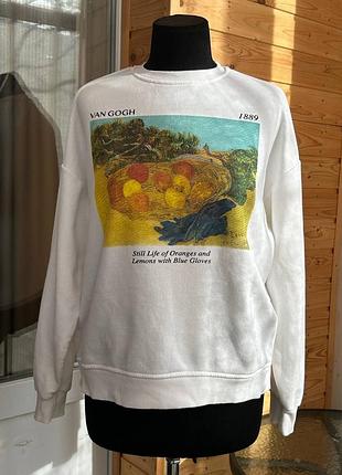 Ван гог, свитшот ,лонсгслив с принтом, мерч, картина