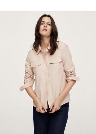 Zara рубашка оверсайз, рубашка оверсайз, блузка, блуза свободного кроя5 фото